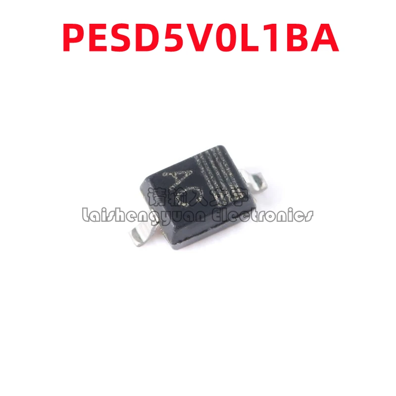 50PCS, 100PCS original genuine UMW PESD5V0L1BA SOD-323 5V ESD anti-static diode protection chip, 100% brand new chip