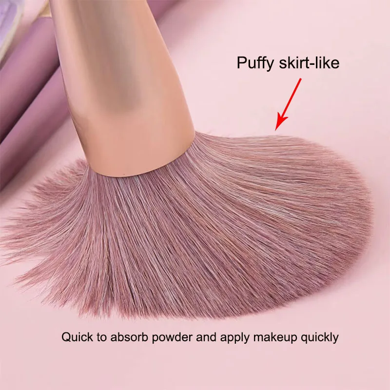 9 個のプレミアム合成メイクブラシセット、ファンデーションパウダー、コンシーラー、アイシャドウ、ブラッシュ、完全な化粧ブラシ用