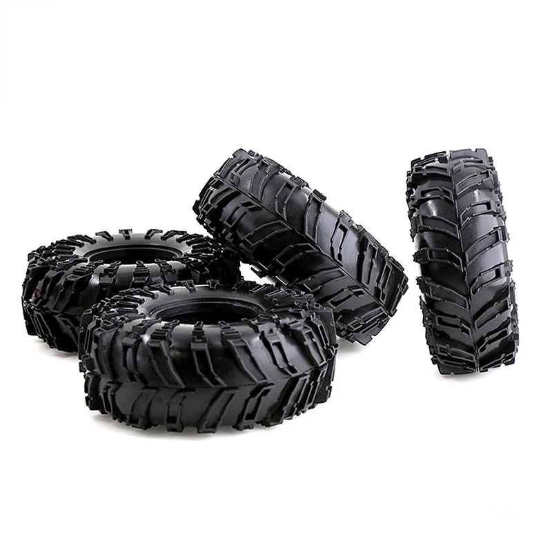 

4pcs 140mm*54mm Rubber Tyre 2.2 Wheel Tires For 1/10 Rc Crawler Wraith Trax Rr10 Scx10 Wrangler Yeti Hellhound tires R55