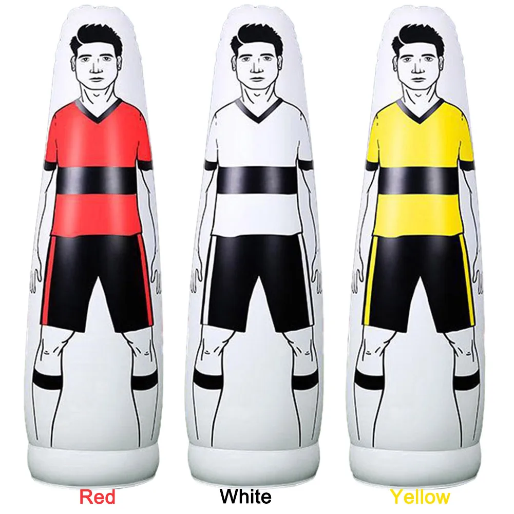 160CM Football Training Air Wall PVC Footabll Free Kick Training Barrier Dummy Portable for Free Kicks Training