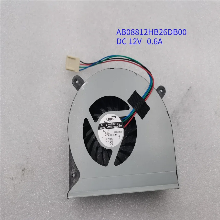 New CPU Cooling Cooler Fan for AB08812HB26DB00 12V 0.6A B55D5HA2102 5V 0.4A