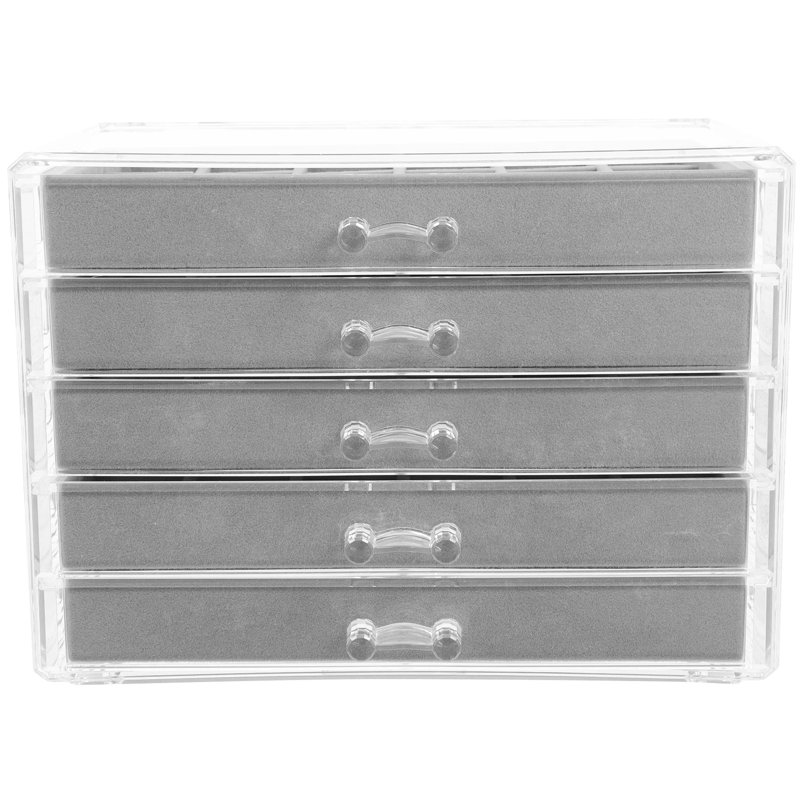 

Rock Display Case Collection Box Storage Organizer Transparent Acrylic Rock Holder Grid Cabinet Case Collectibles Baby
