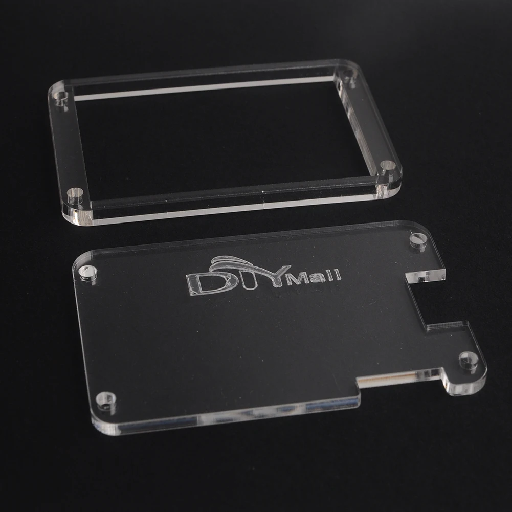 Acrylic Plastic Transparent Clear Case for Nextion basic 2.4'' NX3224T024 2.4'' Full Color HMI LCD Touch Display Module