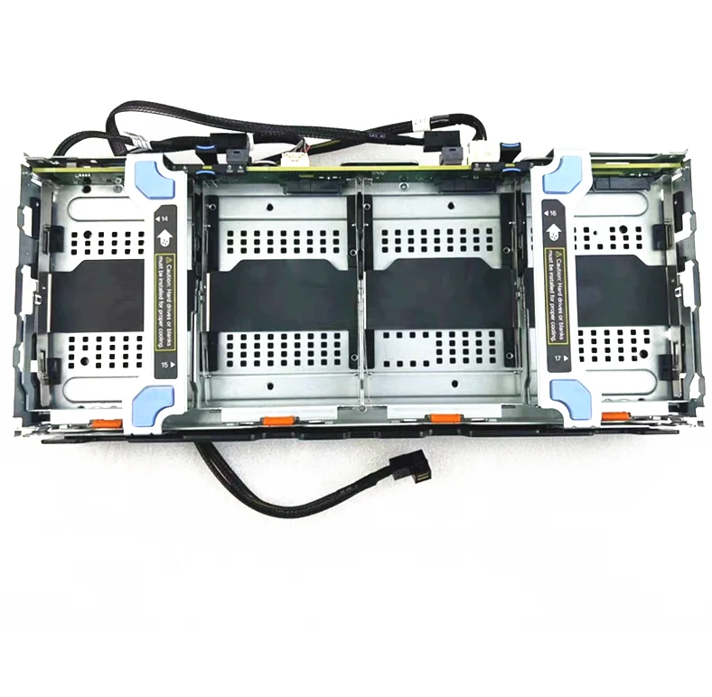 

FOR Dell PowerEdge R740xd 4x 3.5" HDD Mid Bay Tray Kit 02MP1D 2MP1D + Cables