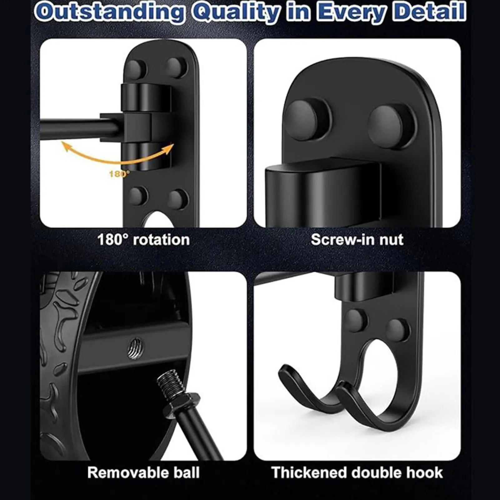 

Helmet Holder Scary Skull Caps Stand Wall Mount Clothes Helmet Holder For Men Women Bedroom Garage Living Room Entryway Party