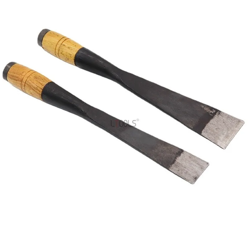 Imagem -05 - Mão Forjada Carpintaria Cinzel Flat Shovel Gouges Escultura e Aparar Manganês Aço Cinzel Ferramentas Manuais