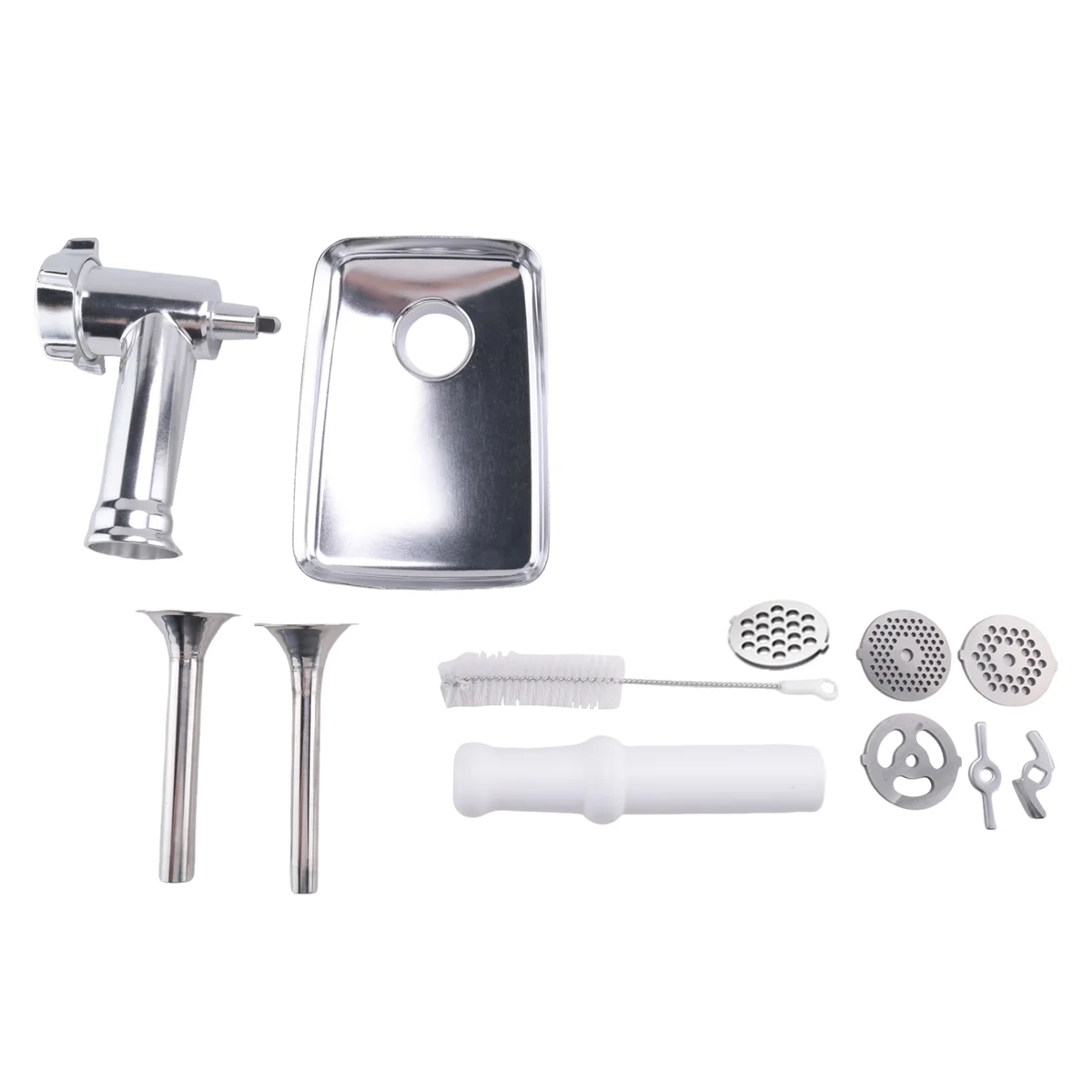 For KitchenAid Stand Mixer Meat Grinder Sausage Stuffer Tubes Meat Grinder Blade Metal Food Grinder Attachment