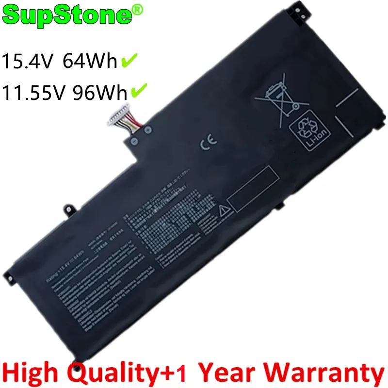 SupStone C41N2002 C32N2002 Laptop Battery For Asus ZenBook 15 BX535LH UM535QE UM535QA UM5500QA UX535LH UX535LI UX564EH Q528EH