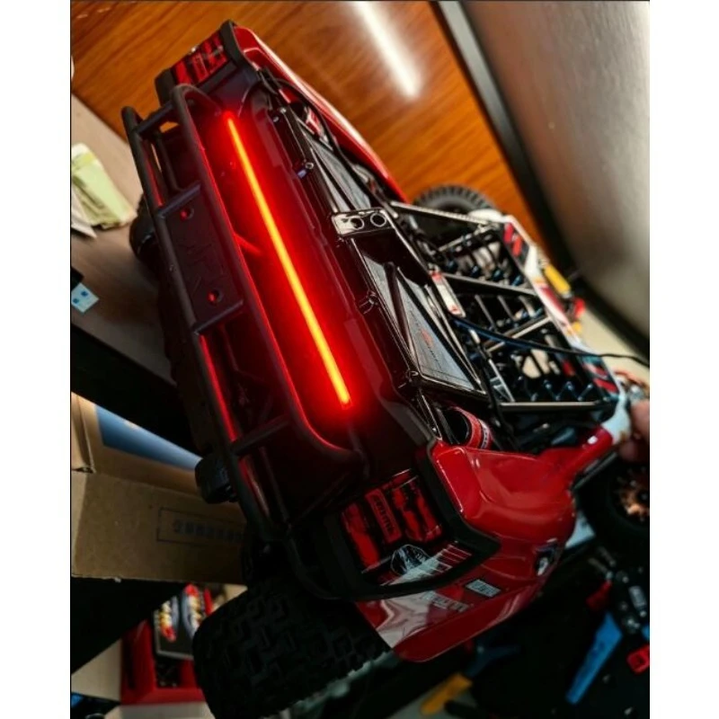 Aurora Sync Through Tail Light for1/8ARRMA MOJAVE 4X4 4S BLX ARA4404 RC Desert Truck,3CH 5-12V Receiver Direct Plug RC Tail Lamp