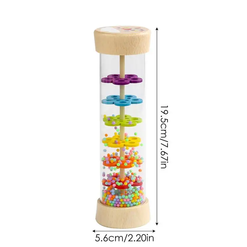 Montessori Rainmaker Sensory Tubes, Rainstick Instrumento Musical, Brinquedos Educativos, Rain Maker, Shaker com Sons