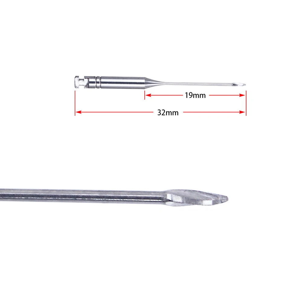 6 Teile/schachtel AZDENT Dental Endodontie Peeso Reibahlen Endo Dateien Gates Glidden Bohrer 32mm # 1-6 # 2er Edelstahl – Detail 7