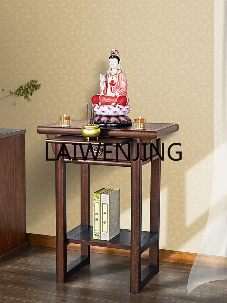 Household Economical a Long Narrow Table God of Wealth Simple Home God Case Buddha Shrine Altar