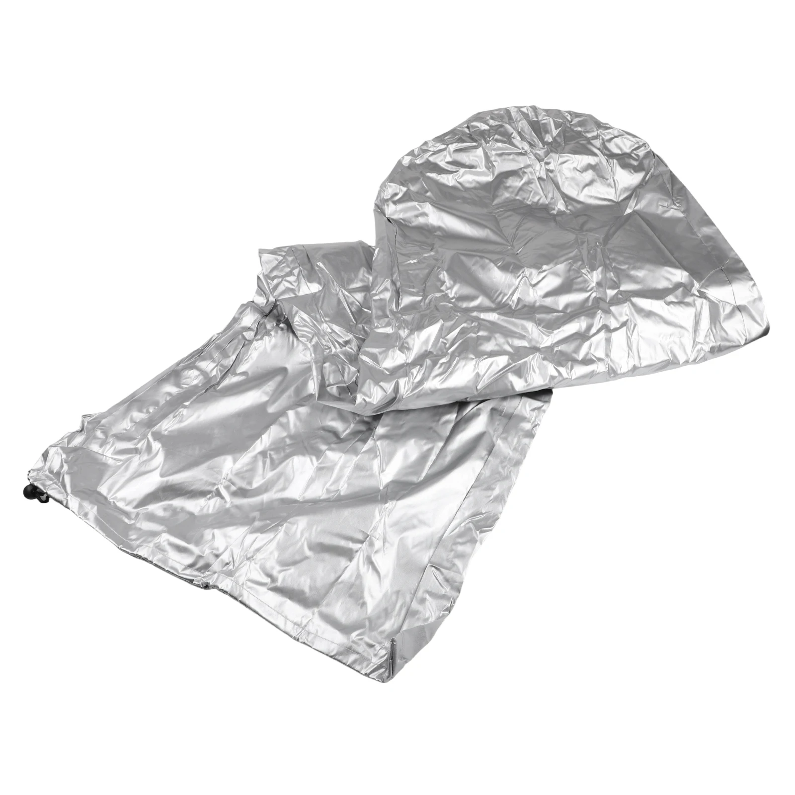 Waterproof ladder dust cover with adjustable drawstring made for folding ladders to withstand outdoor conditions