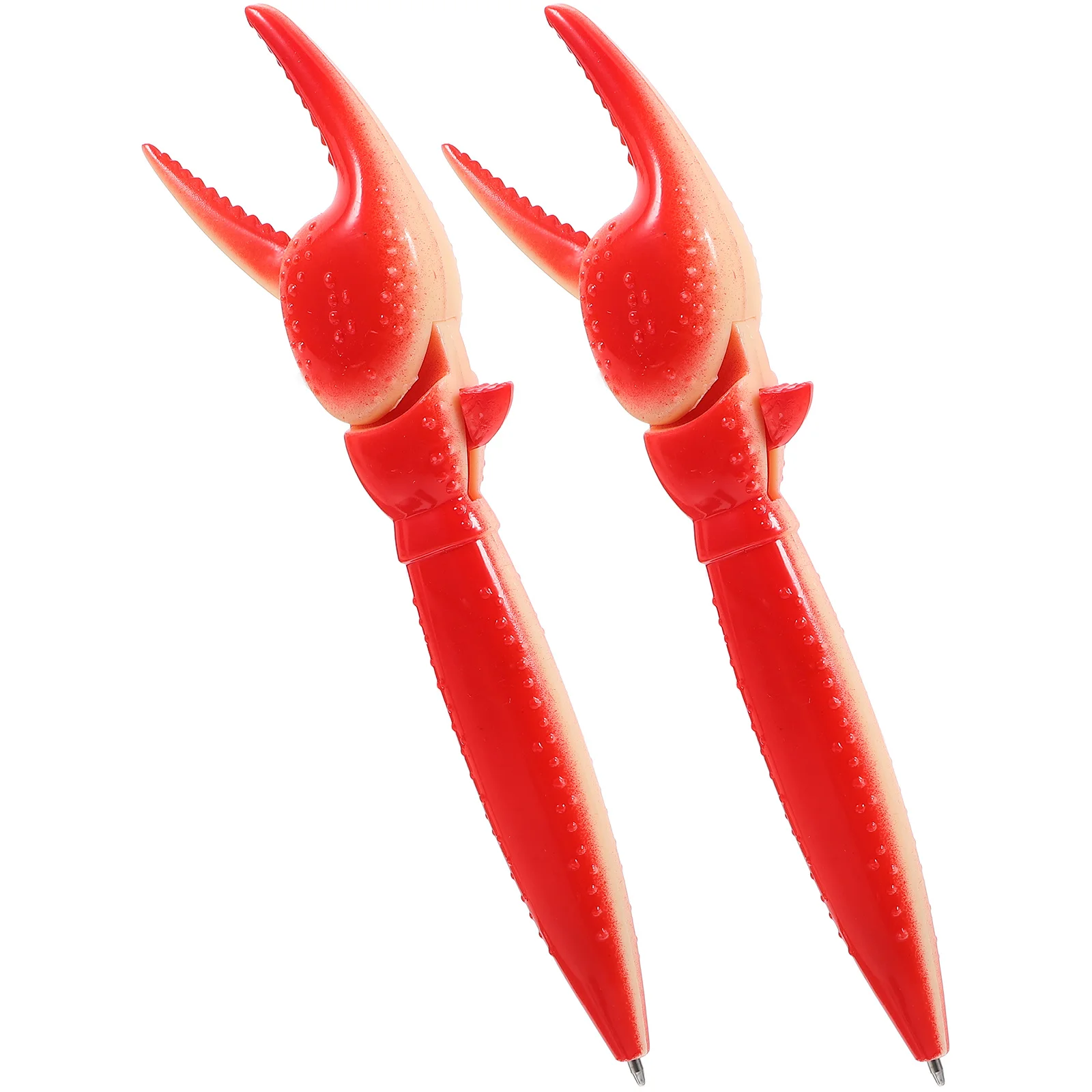 

2 шт. круглые шариковые ручки уникальные ручки в стиле крабовых когтей тонкий наконечник удобная ручка офисные канцелярские принадлежности для письма канцелярские принадлежности