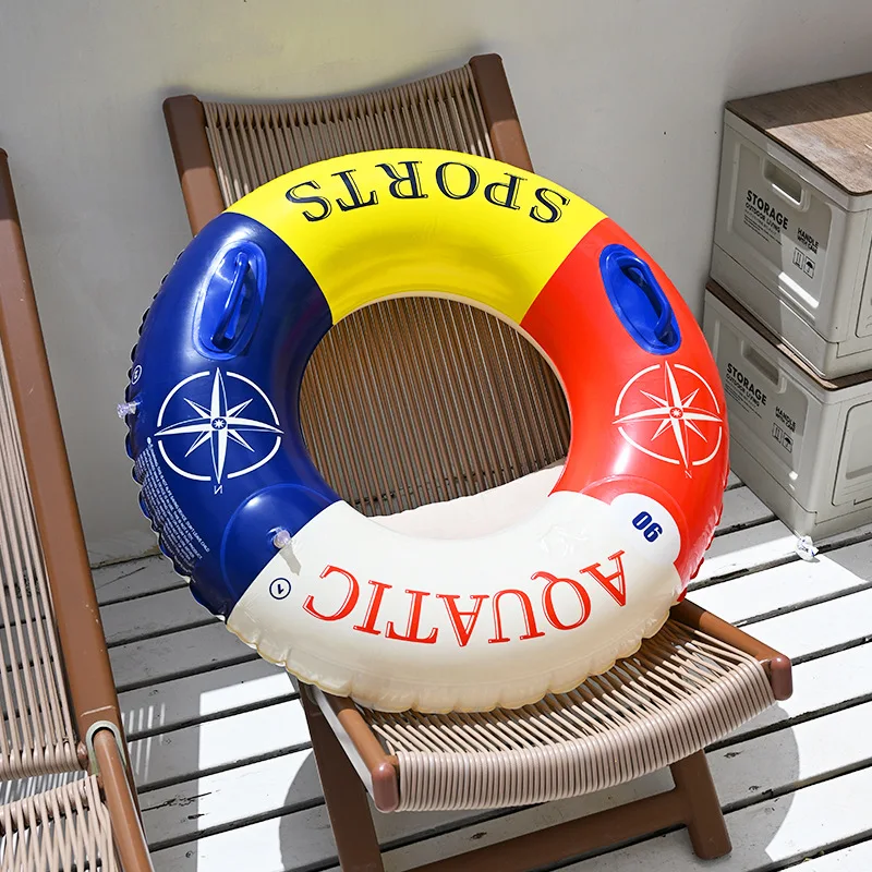 Thickened PVC Swim Ring | Underarm Waist Ring | New adult swim rings with thickened swim rings, High-buoyancy floating equipment