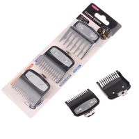 Black limit comb set Hair Clipper Guards Guide Combs Trimmer Cutting Guides Styling Tools Attachment Compatible 1.5mm 3mm 4.5mm