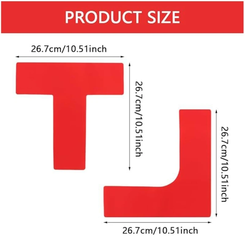 Temporary Pickleball Markers Pickleball Courts Marking Tool Throw Down Markers Pickleball Courts Line Markers Easy to Dropship