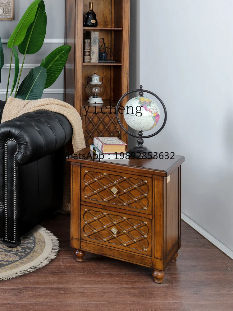 

BB antique bedside table, living room locker, bedroom chest