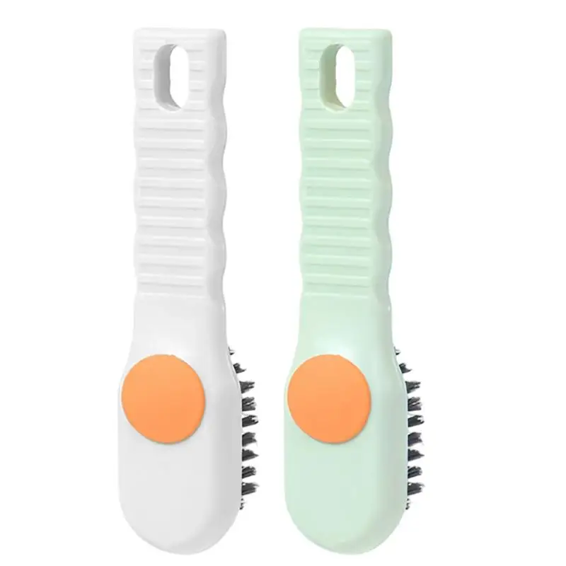 Cleaning Brush With Soap Dispenser Household Cleaning Clothes Shoes Brush With Liquid Box Liquid Adding Multifunction Brush For