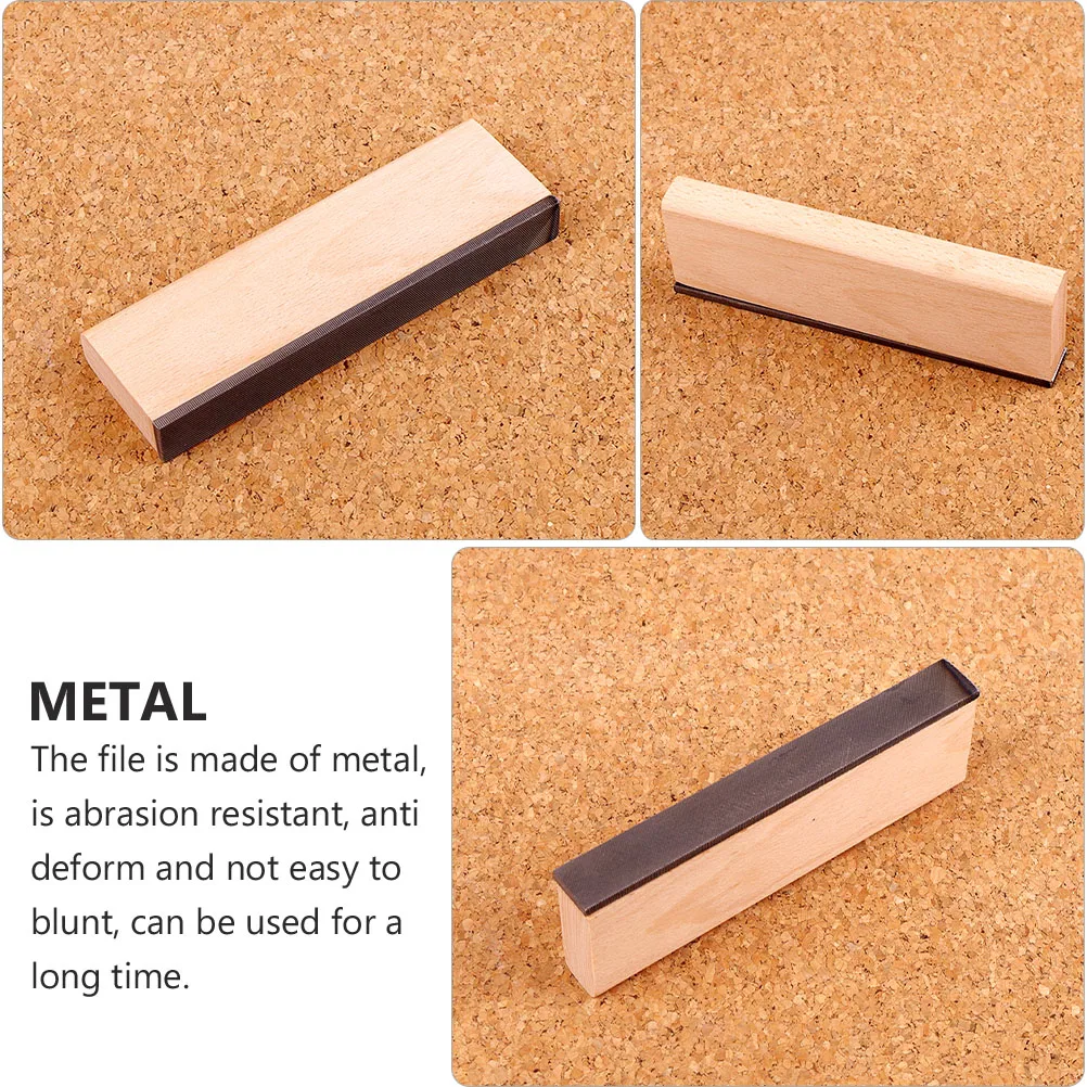 

Guitar Fret File Wood H Smooth Polished Anti Deform Long Use Small Lightweight Storage Convenient Carry Fret End Mellow