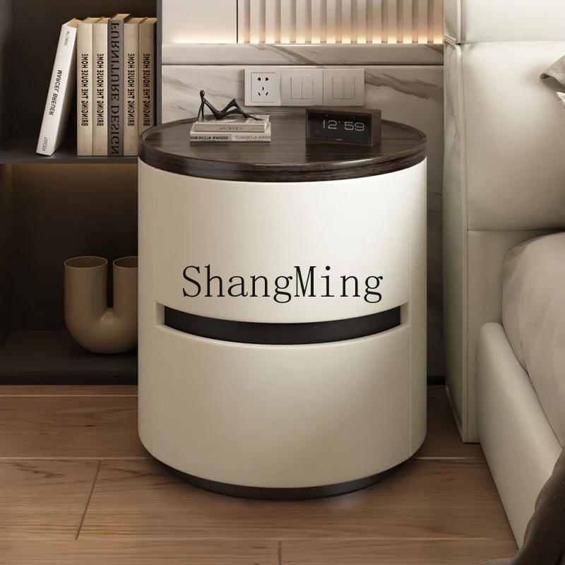 

ZYY light luxury home bedroom bedside table light luxury high-end bedroom home solid wood cabinet