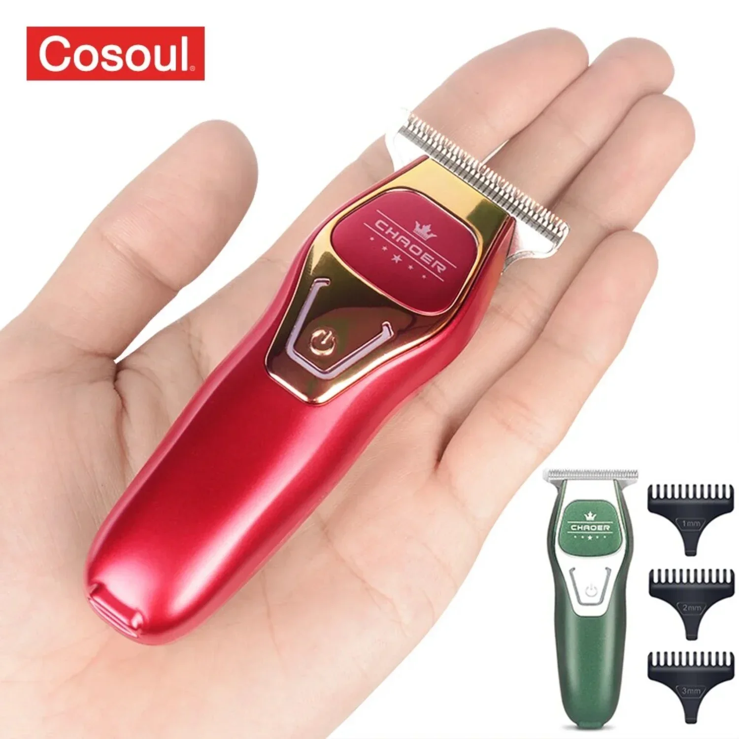 Upgrade your barber haircut with this efficient, precise, and stylish lightweight mini portable compact small hair clipper. Perf