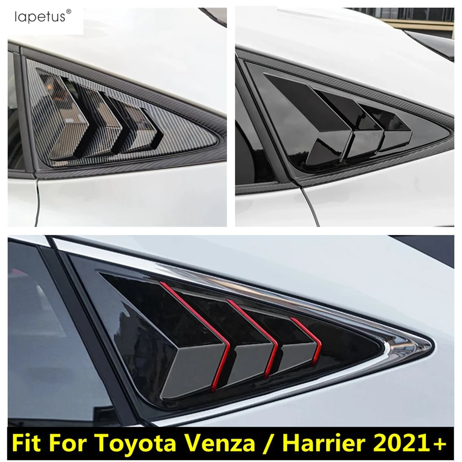 

Side Window Shutter Louver Sun Shade Blind Air Panel Decoration Cover Trim Accessoriors For Toyota Venza / Harrier 2021 - 2024