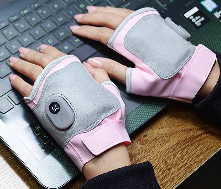 

Charging Usb Mini Two-in-one Portable Gloves Heating Gloves with Display