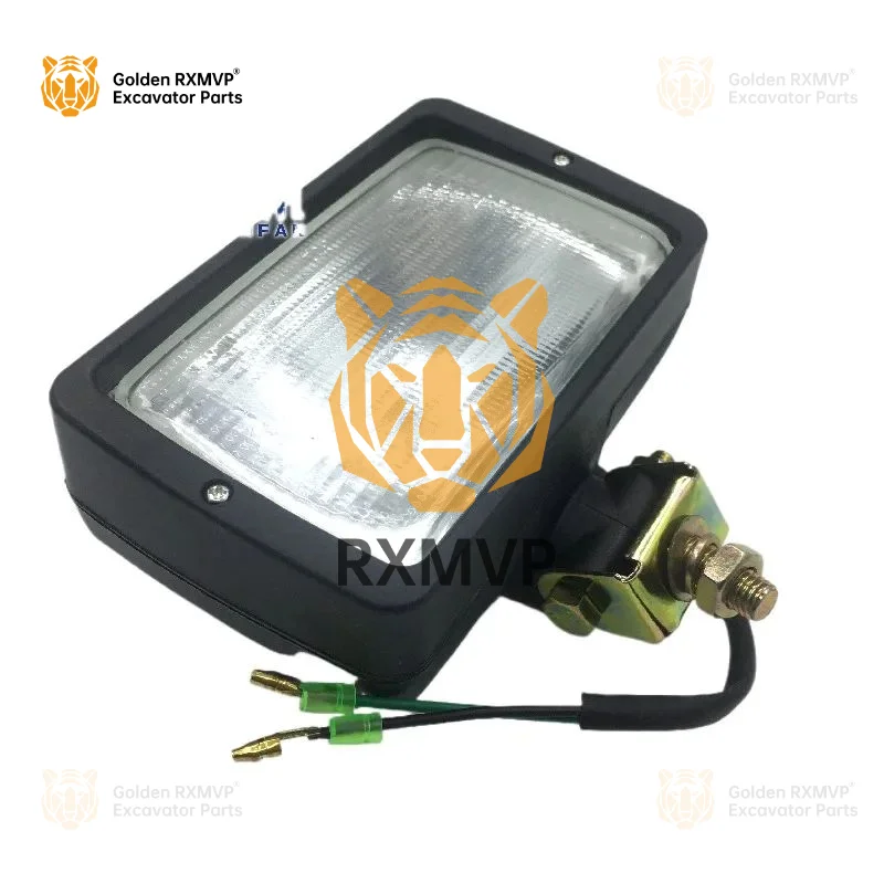 For Yuchai Sany Longking Xiagong Foton Lovol Ishikawa Island small digging work light square light12V24V Excavator