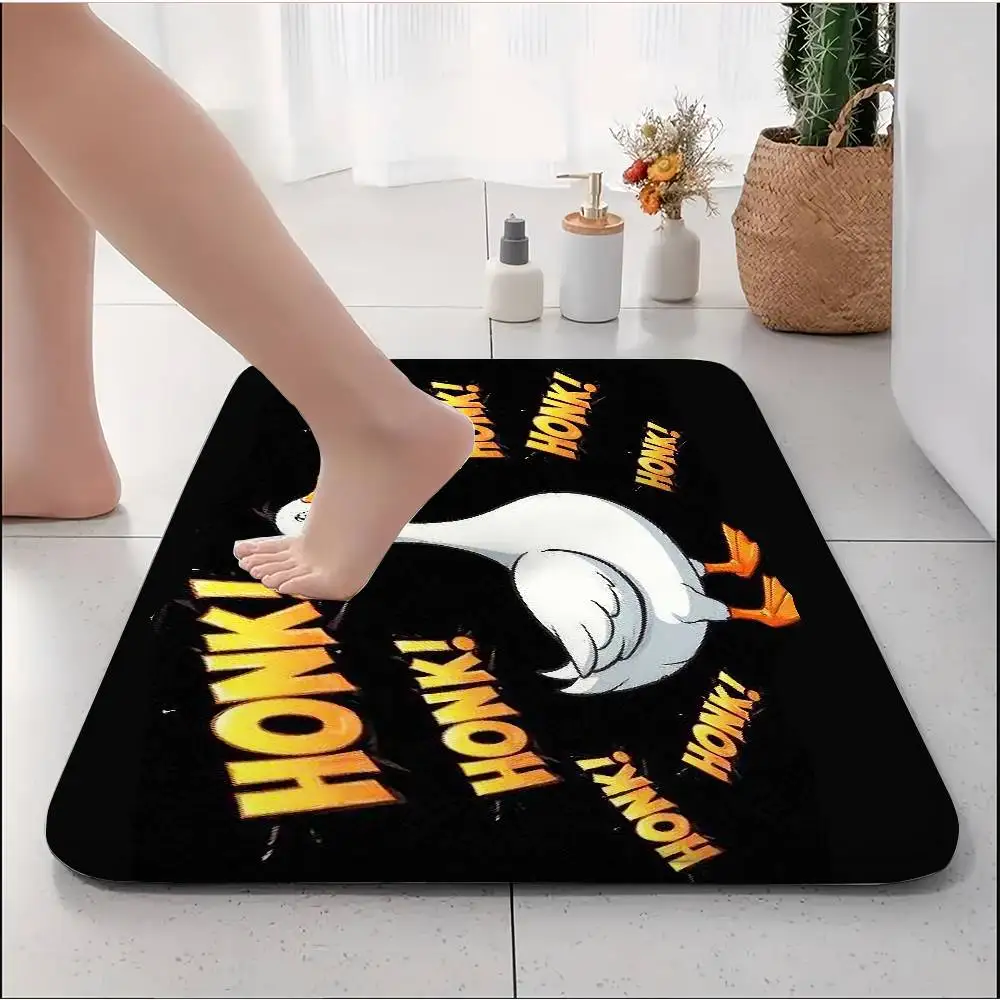 

Floor Mat Printed Large VIKAMA Cute Duck cool hot Carpets Room And Bedroom Carpets Bathroom Anti Slip Door MATS Small Carpets