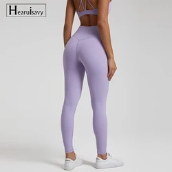 Vita alta Naked Feeling donna Leggings sportivi Push Up Yoga pantaloni Running Gym Leggings donna abbigliamento sportivo allenamento palestra ragazza collant