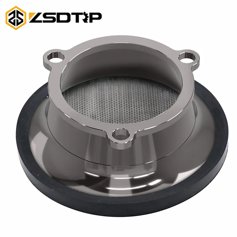 

ZSDTRP Carburetor Air Filter Cup with Net Velocity Stack Horn Cup Motorcycle Mope Carb Part for Harley S&S Super E and G
