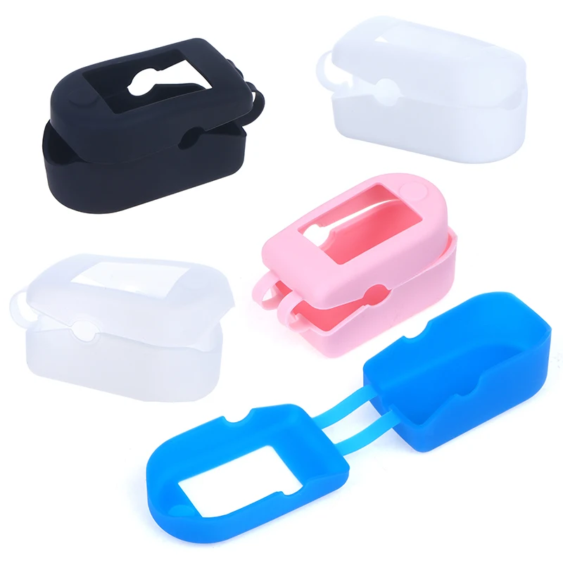 1PC Silicone Storage Bag Finger Clip Oximeter Protective Case Medical Oximeter Protective Holder Finger Pulse Protective Bracket