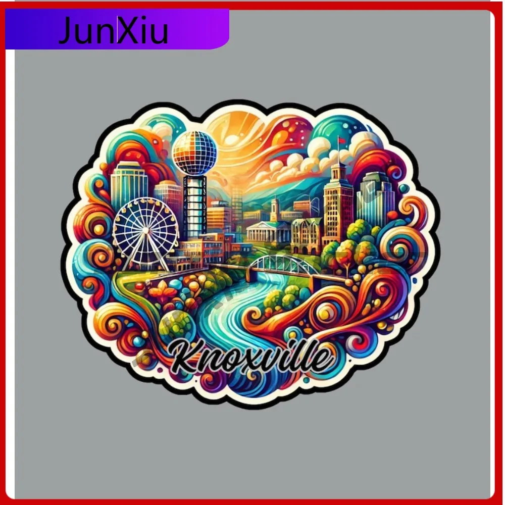 

Knoxville Tennessee Sticker X 500 Motorcycle Stickers Custom Vinyl Decals For Car Decoration Exterior Auto Sticker Camping Suv