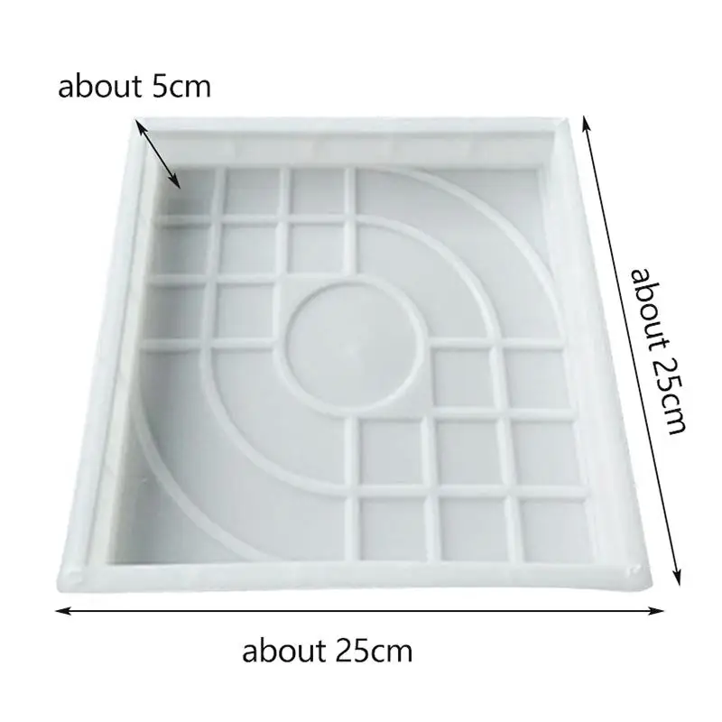 Plastic Paving Mold For Concrete Tile Reusable DIY Path Mould For Garden Walkway Patio Lawn Pavement Paver Driveway Walk Road