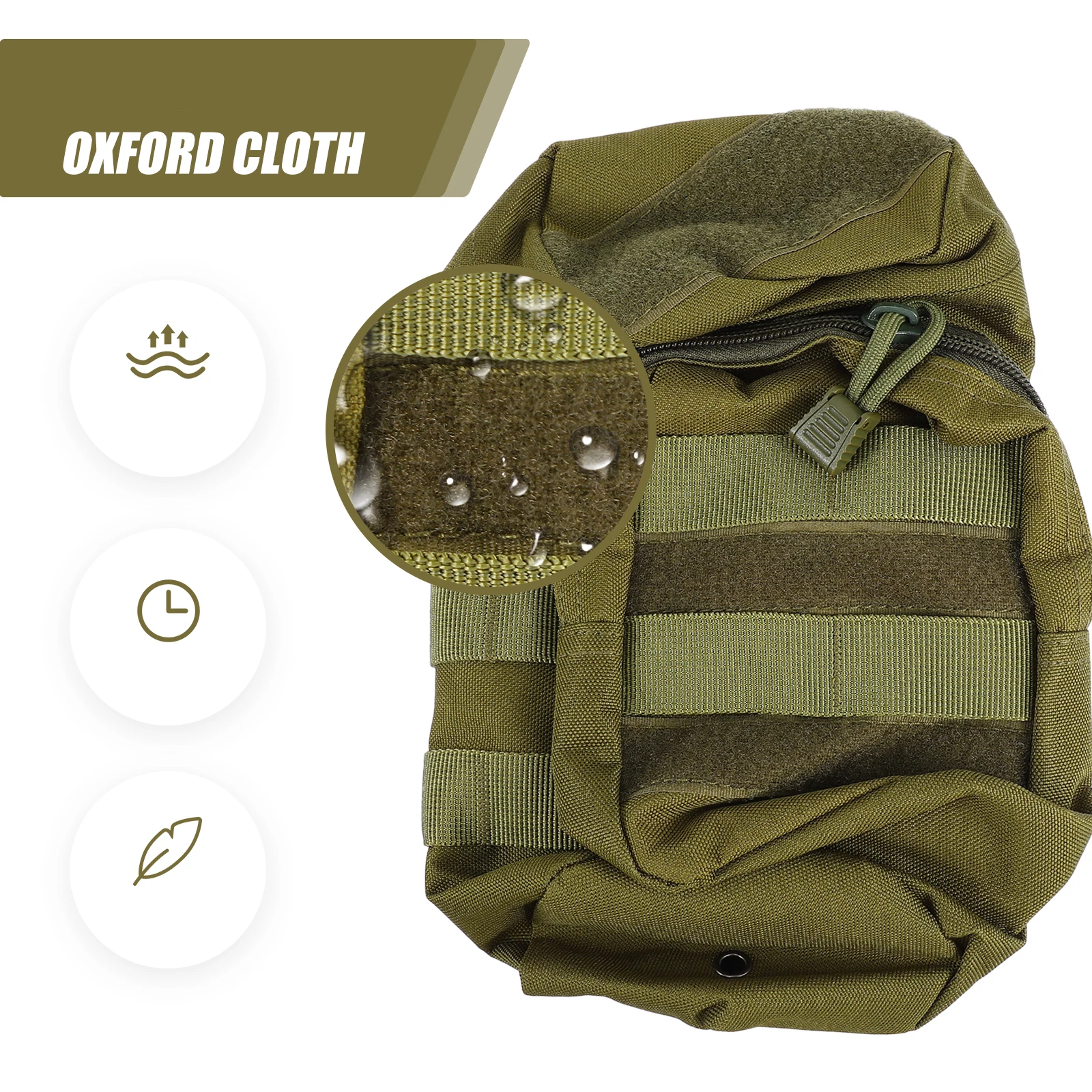 

Water Bottle Bag Insulated Storage Pouch Outdoor Carrier Holder Nylon Sleeve Portable Heat Resistant Cover For Hiking Camping