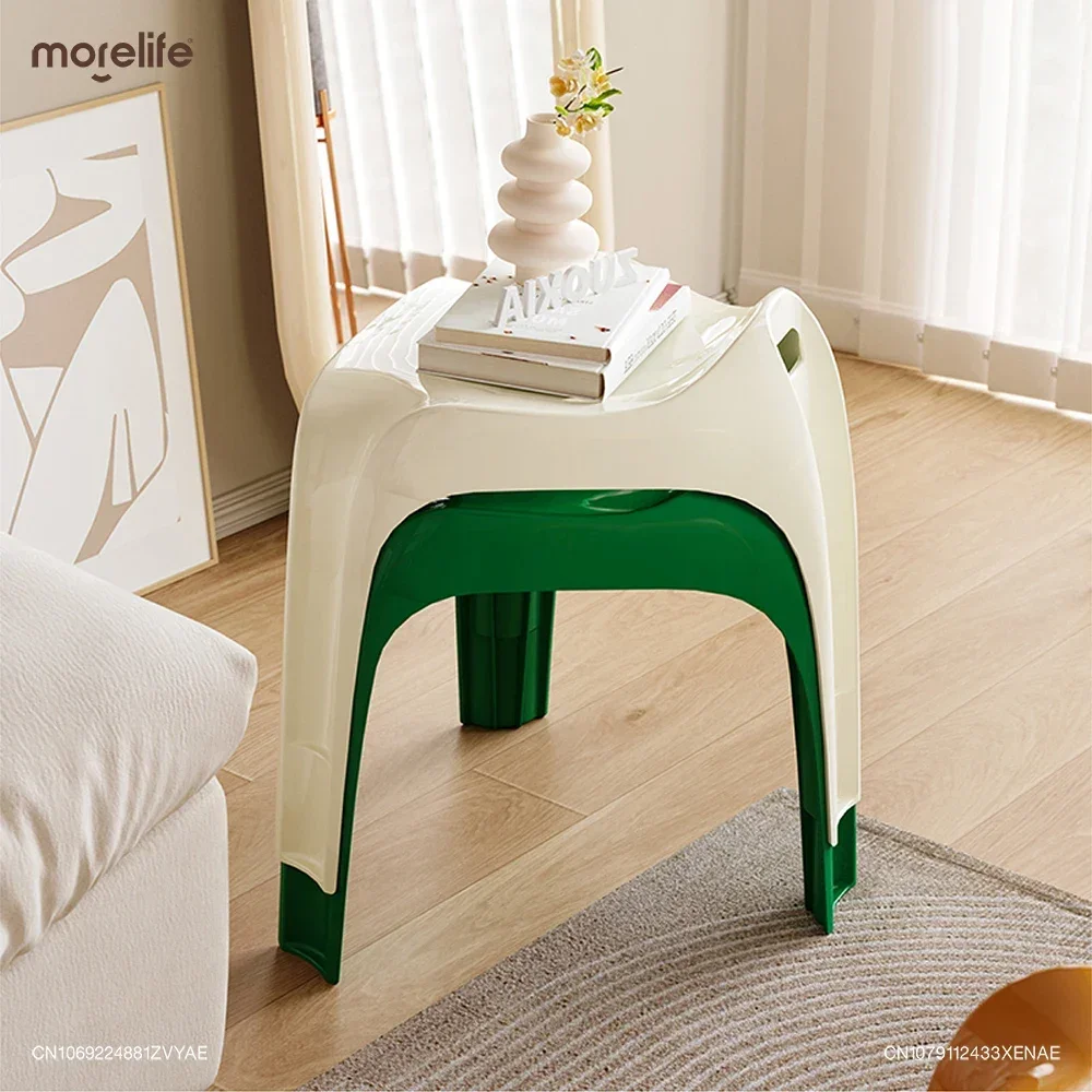 Nordic Creative Medieval Low Stools Modern Minimalist Household Living Room Small Shoe Changing Stool Footstool Furniture YX+