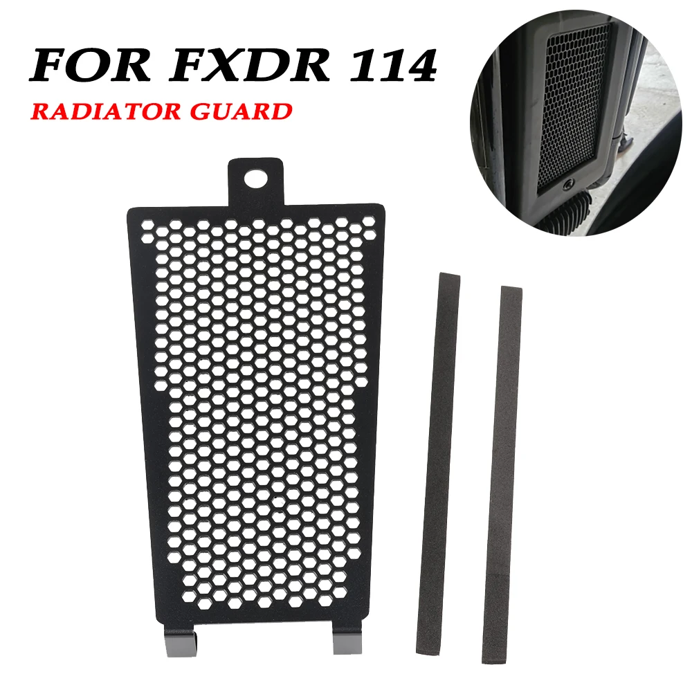 Motorcycle Radiator Guard Protector Oil Cooler Grille Cover For Harley Softail Fat Boy Glide FLSB Slim FLSL Street Bob 2018-up