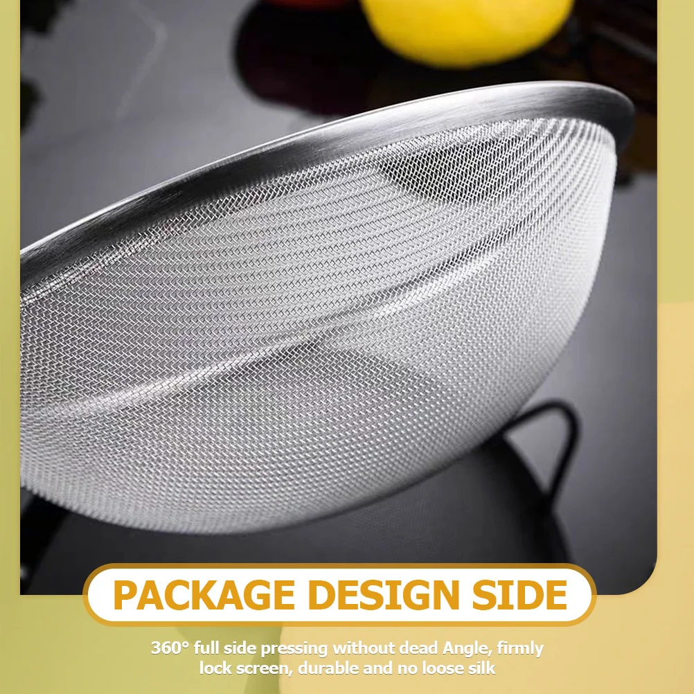 

1 Set Stainless Steel Mesh Strainer Bowl Filter Spoon Accessory Strainer Ladle Fine Mesh Skimmer Colander Food Strainers Kitchen