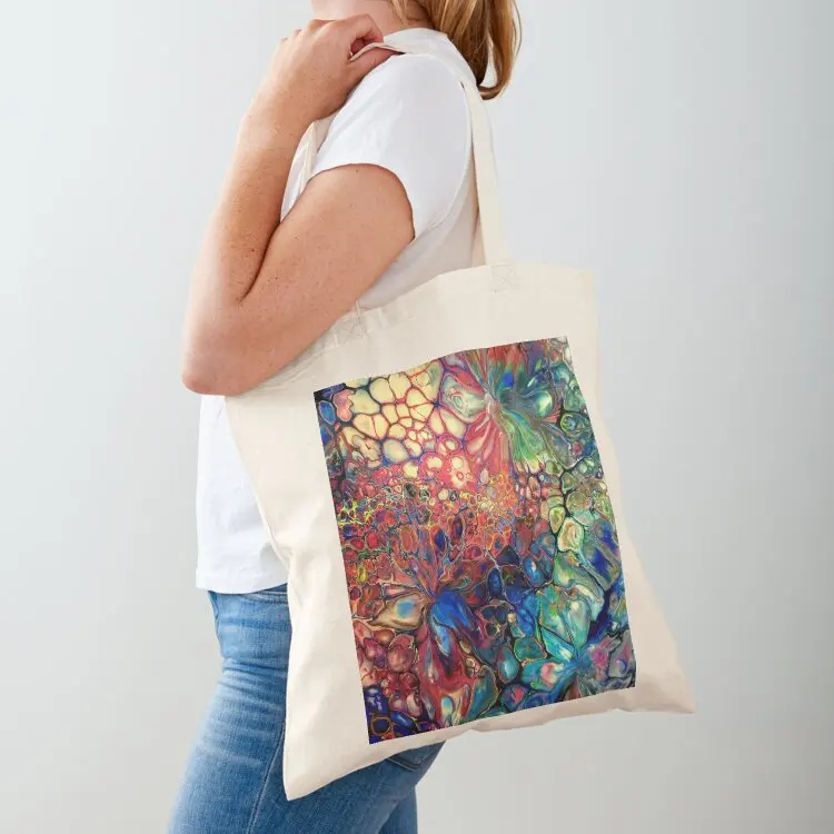 

Golden Haze Flower Tote Bag tote bags men reusable grocery bags Custom bag shopping bag