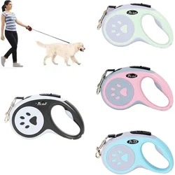 Hot 5M Leashes Durable Automatic Retractable Nylon Cat Lead Extension Puppy Dogs Collar Walking Running Lead Roulette Dog Collar