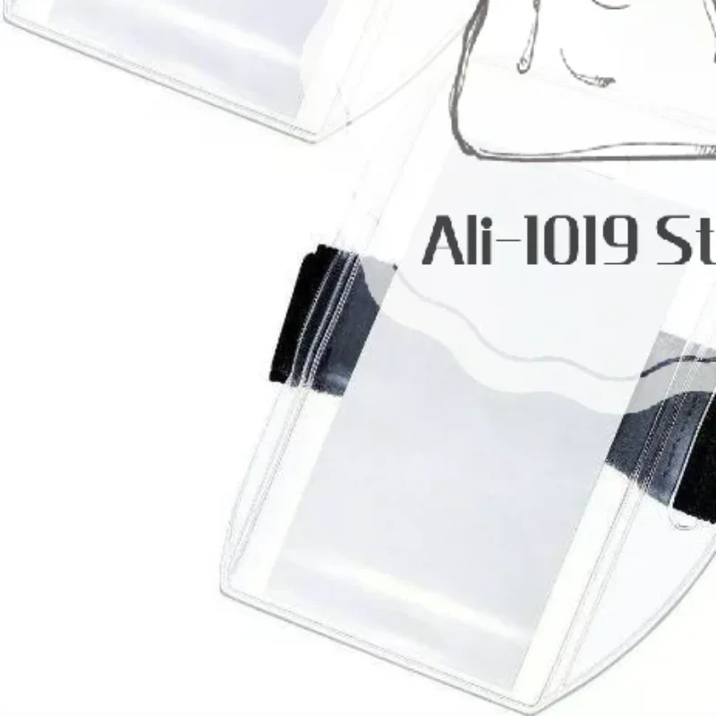 Adjustable Reflective Arm Band ID Badge Holder Elastic Plastic Wristband for Volunteer Events Charity Activities Use
