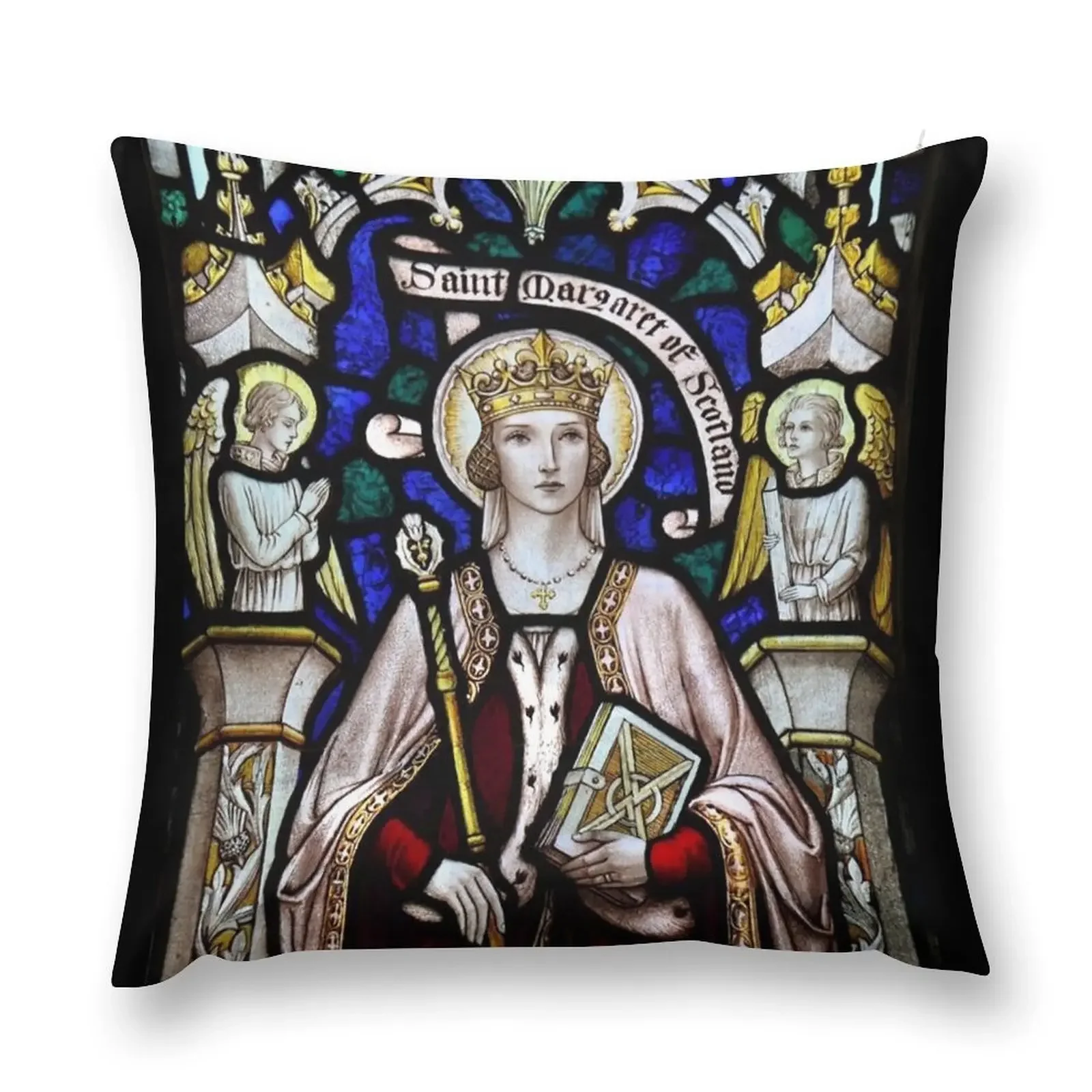 Saint Margaret of Scotland Throw Pillow christmas pillow case Luxury Pillow Case Luxury Cushion Cover