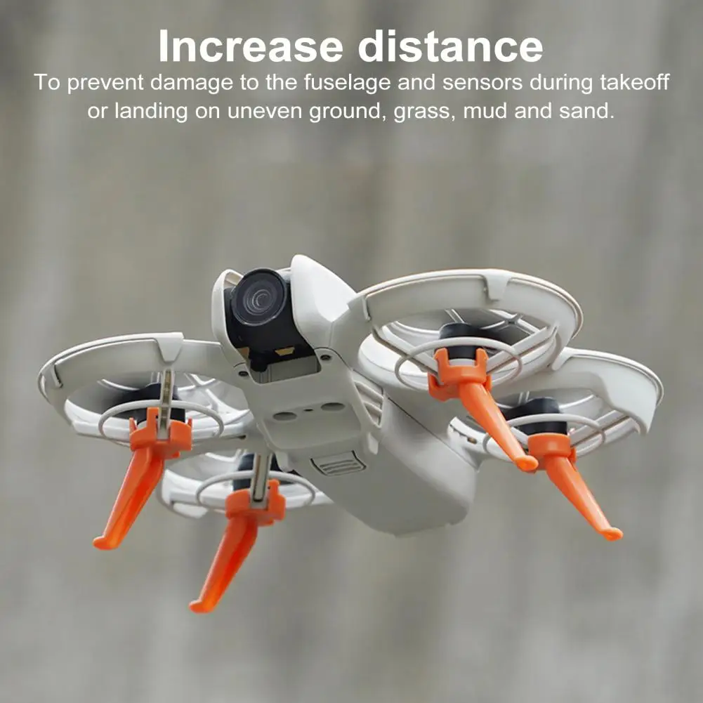 Drone Tripod Extension Kit Landing Gear Risers Drone Landing Gear Extension Legs Set for Easy Install Quick for Performance