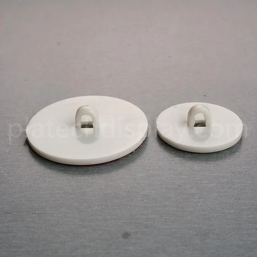 Plastic POP Display Sign Round Disk Base Poster Hang Accessories Adhesive Tape Sticker Retail Promotion 1Pack