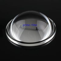 2pcs 50mm Water Clear Convex Lens Optical Hight Quality Glass LED Lens For Auto Led Car Lamp
