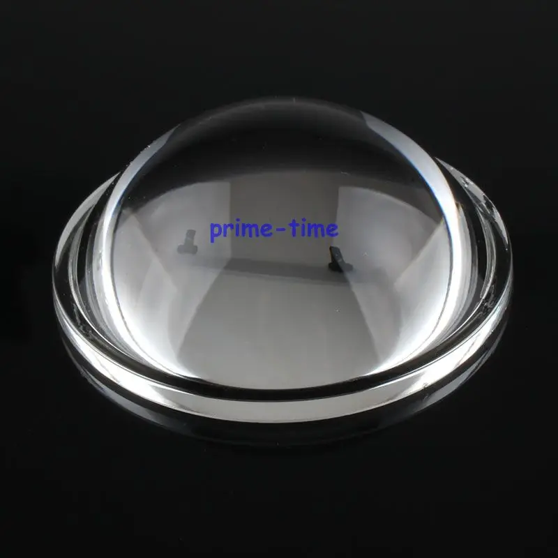 2pcs 50mm Water Clear Convex Lens Optical Hight Quality Glass LED Lens For Auto Led Car Lamp