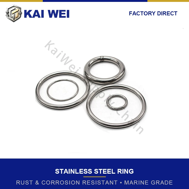 304 roestvrij staal, massief gelaste O-ring, heavy duty, roestbestendig, yoga-riemring, handyoga-ring, buitenhanglus, fitness.