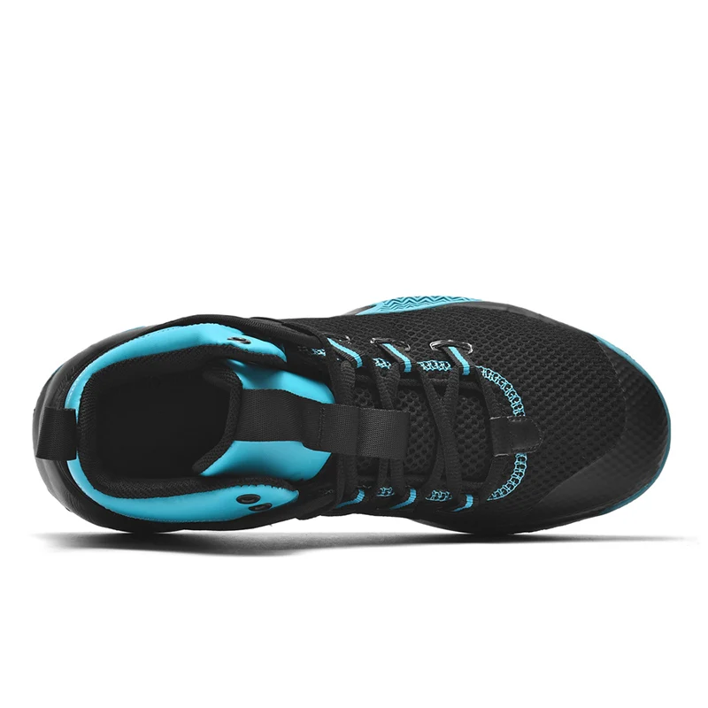Plus Size 38-48 Men Basketball Shoes Breathable Mesh Male Casual Shoes Anti-slip Wear-resistant Outdoor Youth Hiking Sneakers