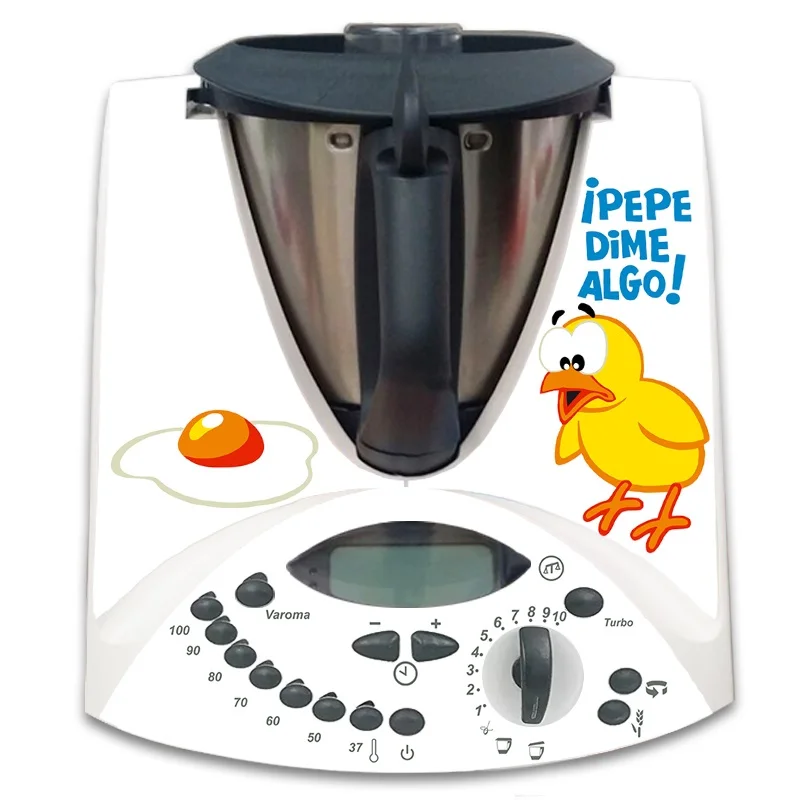 Apcym Vinilo Adhesivo para Thermomix TM31 Protege tu máquina de cocinar del polvo, sol, luz, humedad, grasa, manchas Toque decorativo Renueva tu TM31 pollo
